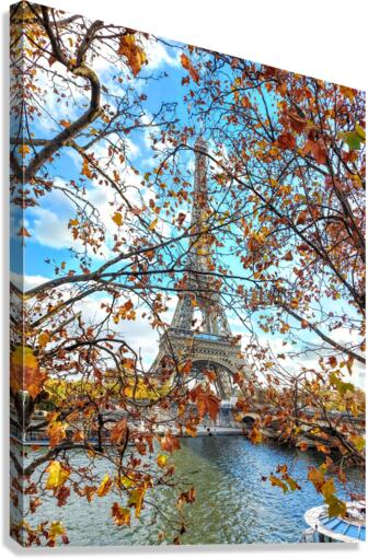 Paris in Autumn  Canvas Print