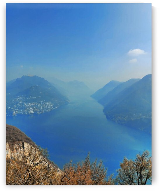 Lago de Lugano Switzerland  by Alberto Varela